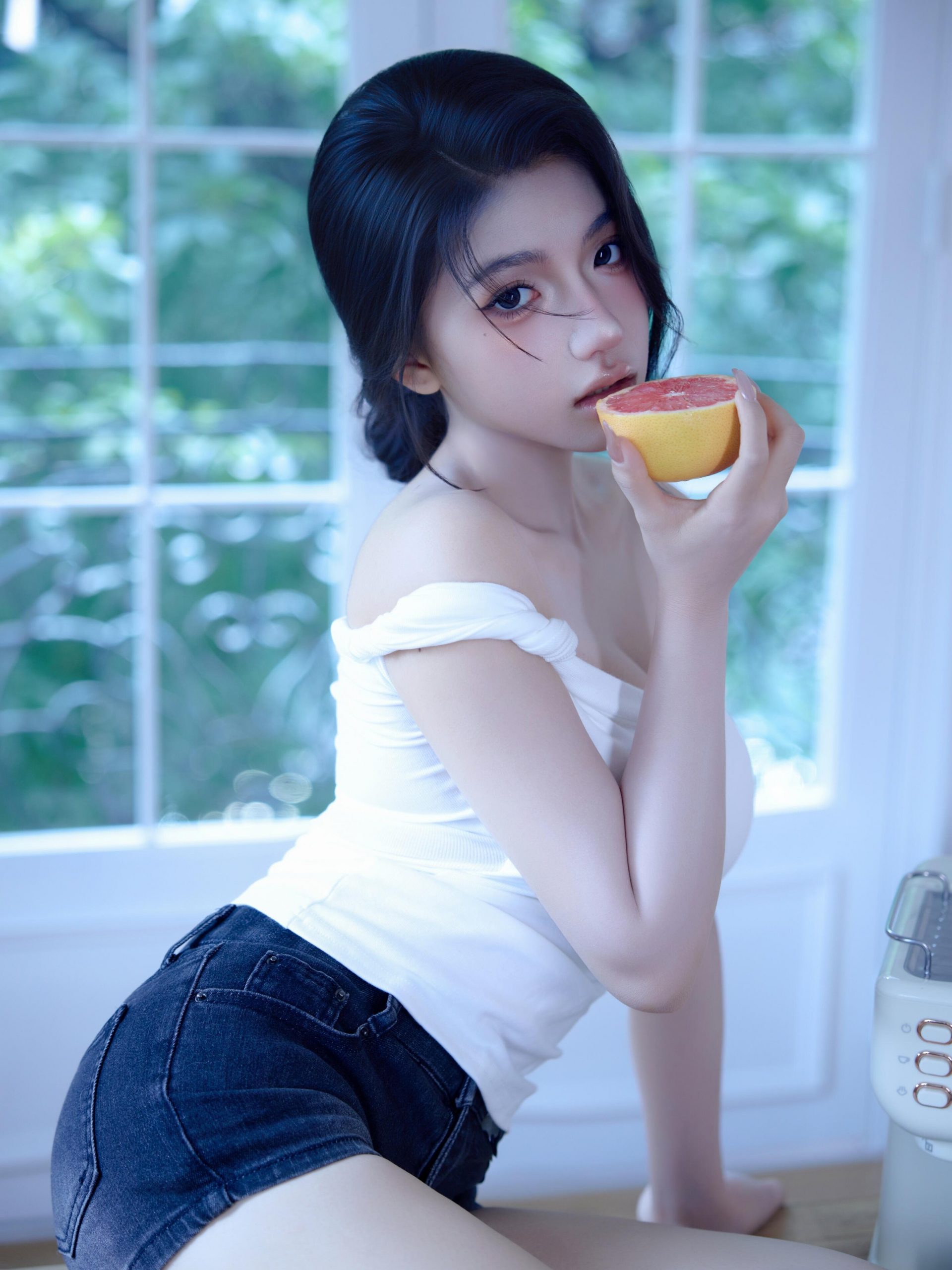 美女写真高清照，优雅气质人像图