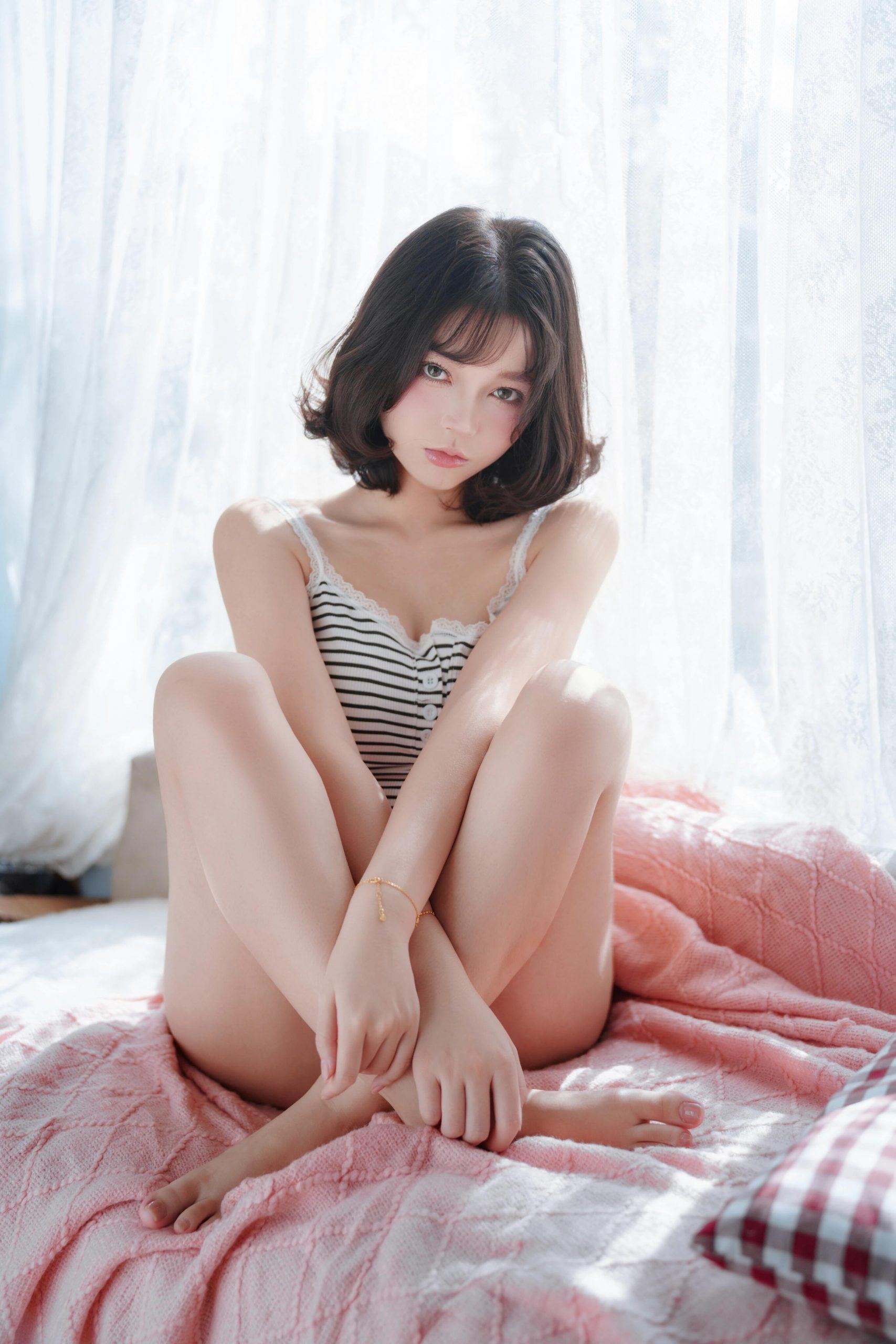 清纯美女形象照，淡妆自然人像摄影