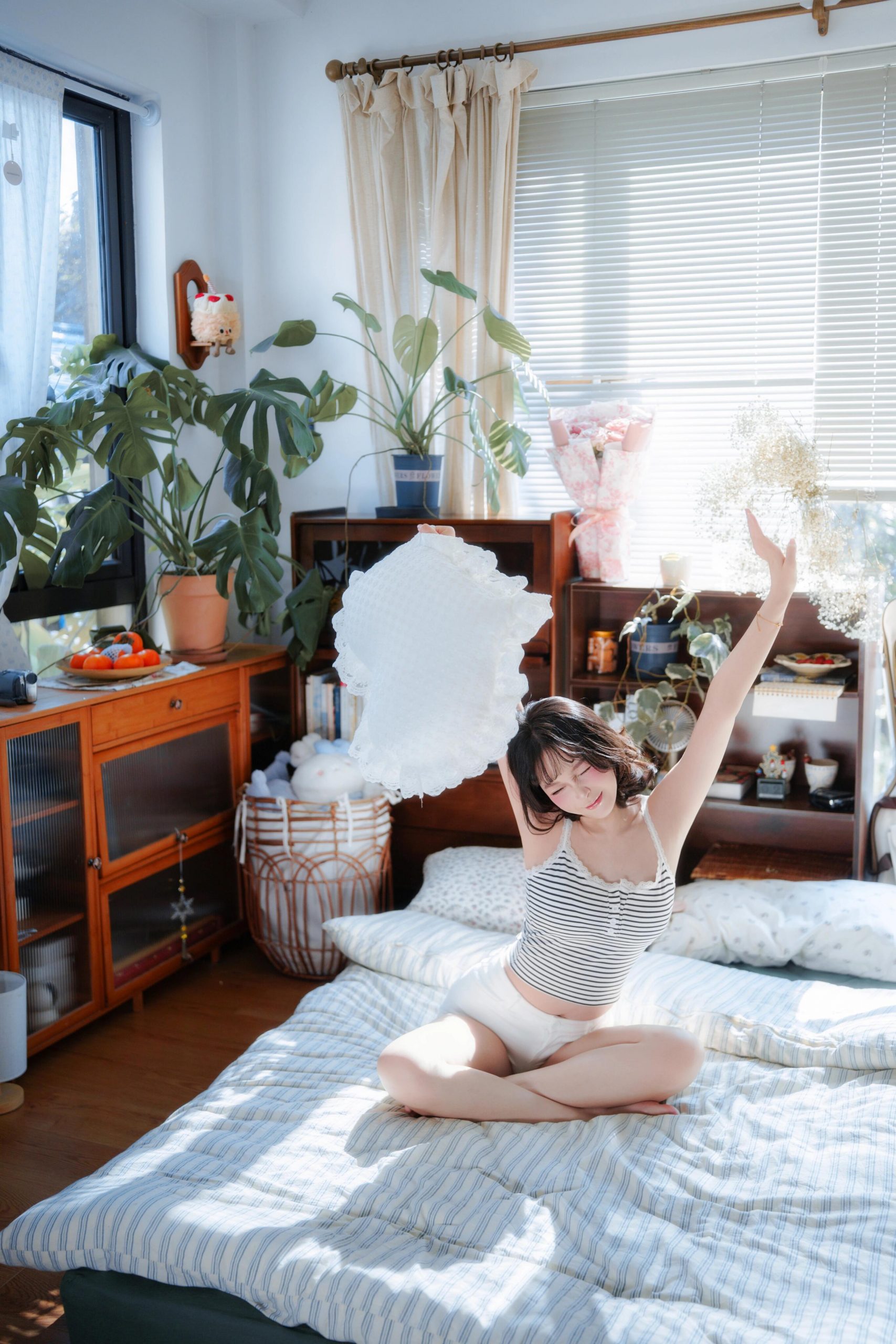 清纯美女高清照片，唯美清新风格