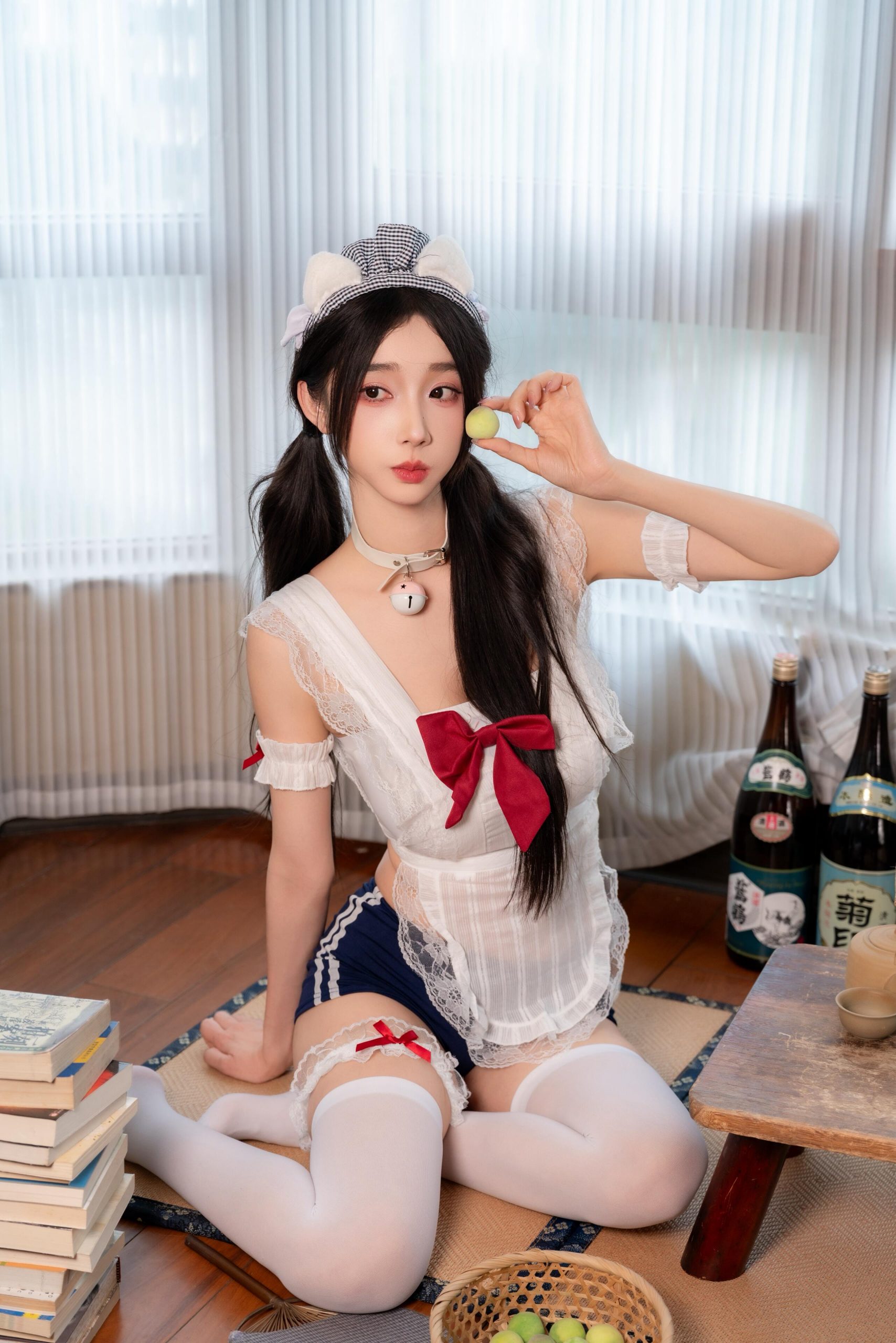 清纯美女写真图片，自然光下人像摄影