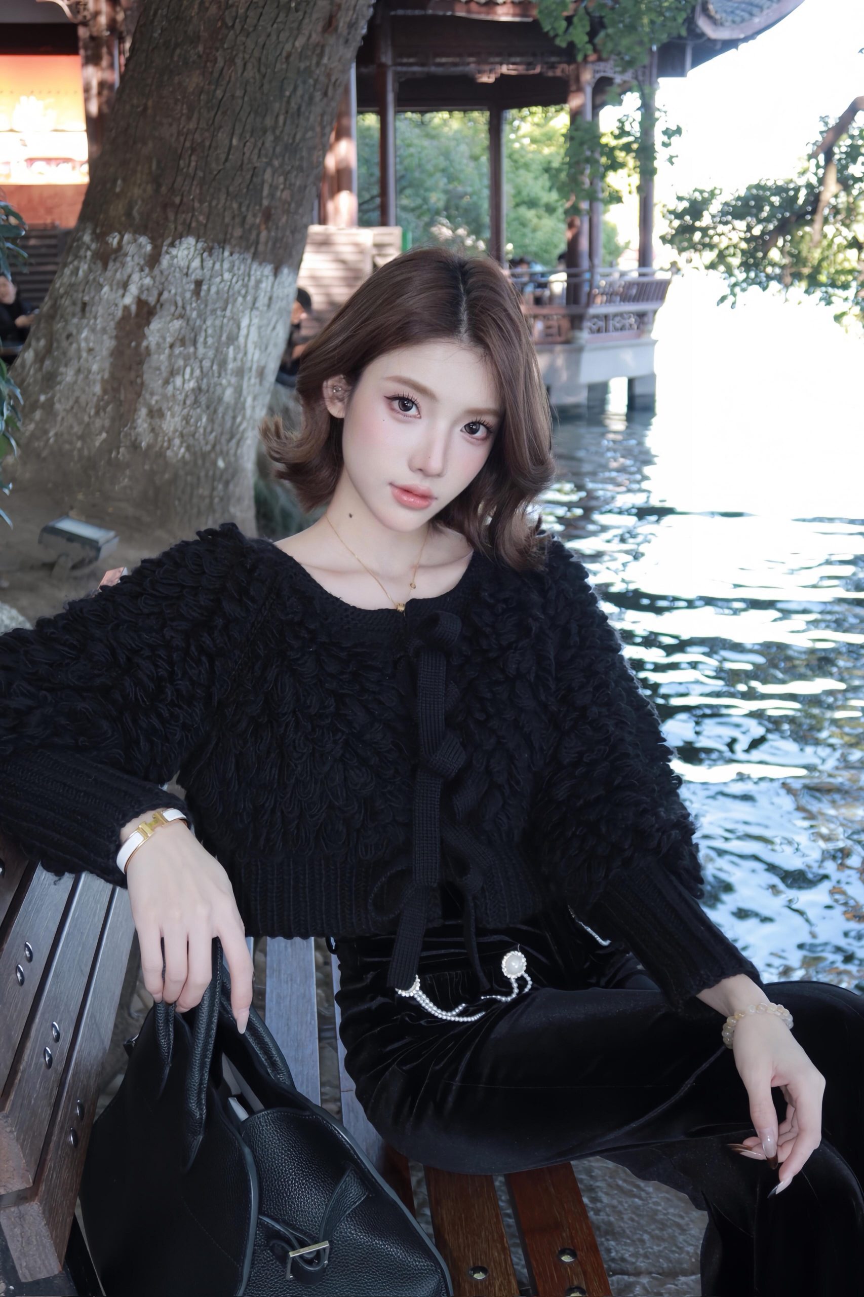 清纯美女写真照，温柔气质人像图