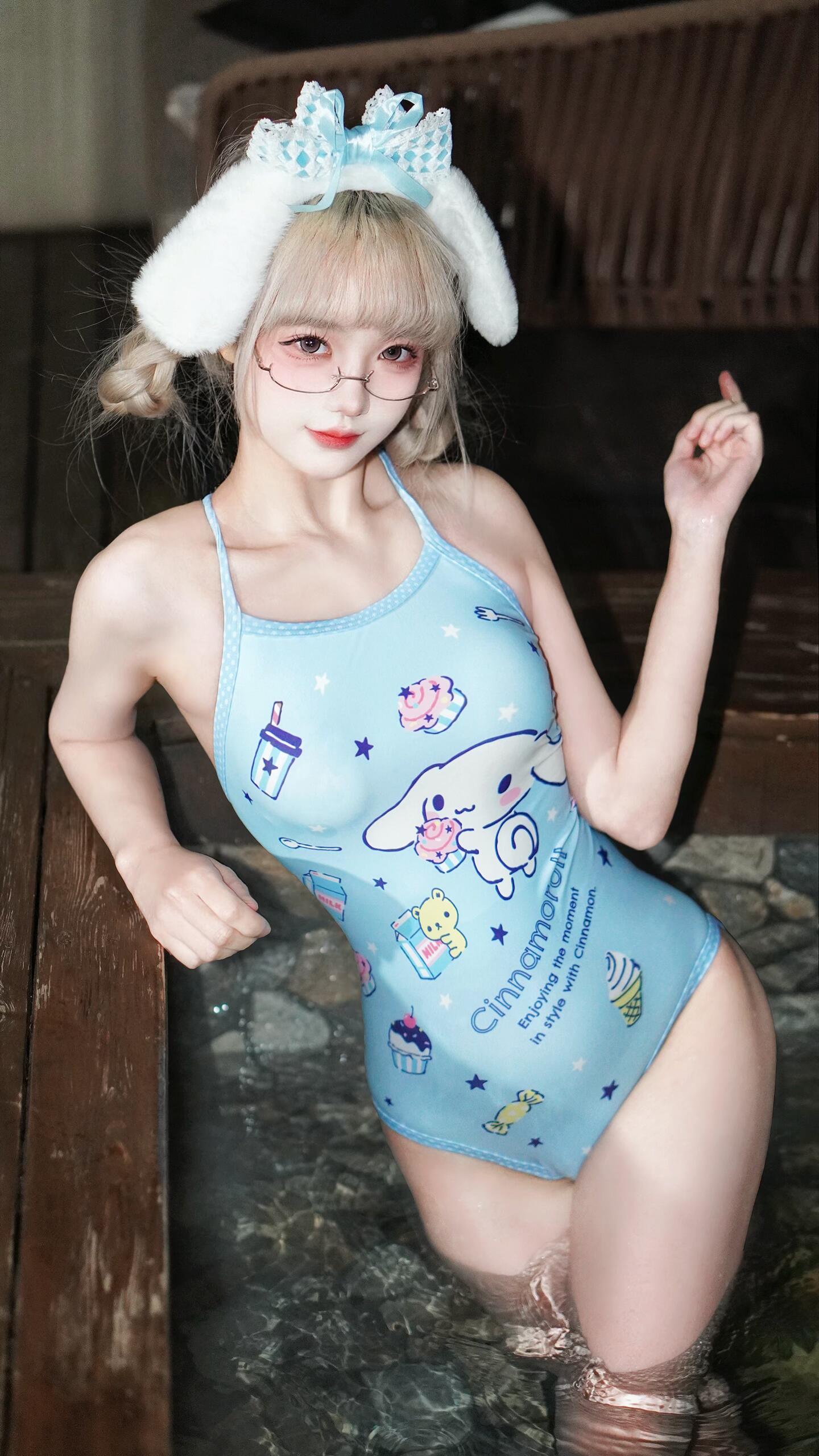 清纯美女人像照，青春活力笑容写真