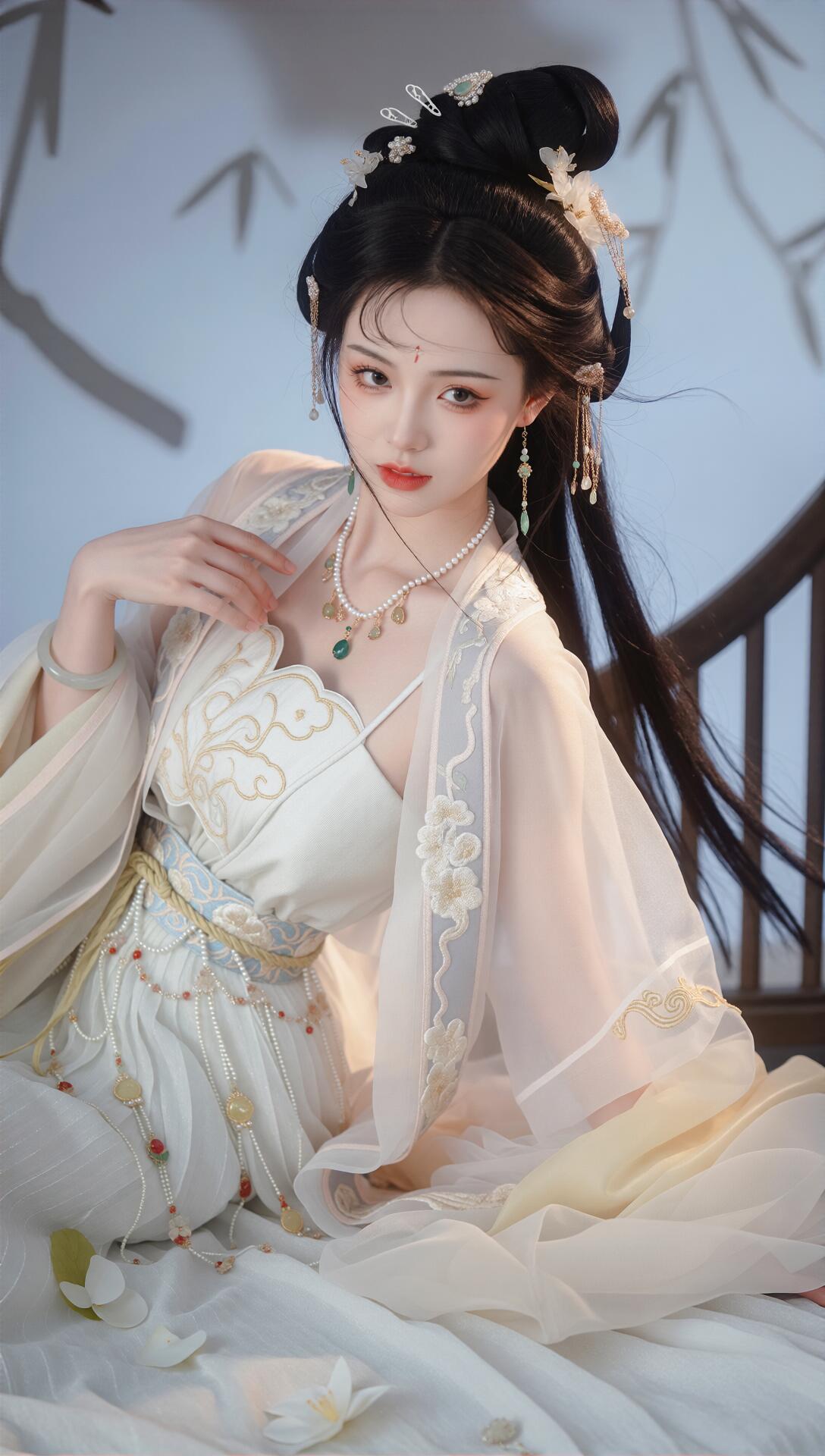 清纯美女高清照片，唯美清新风格