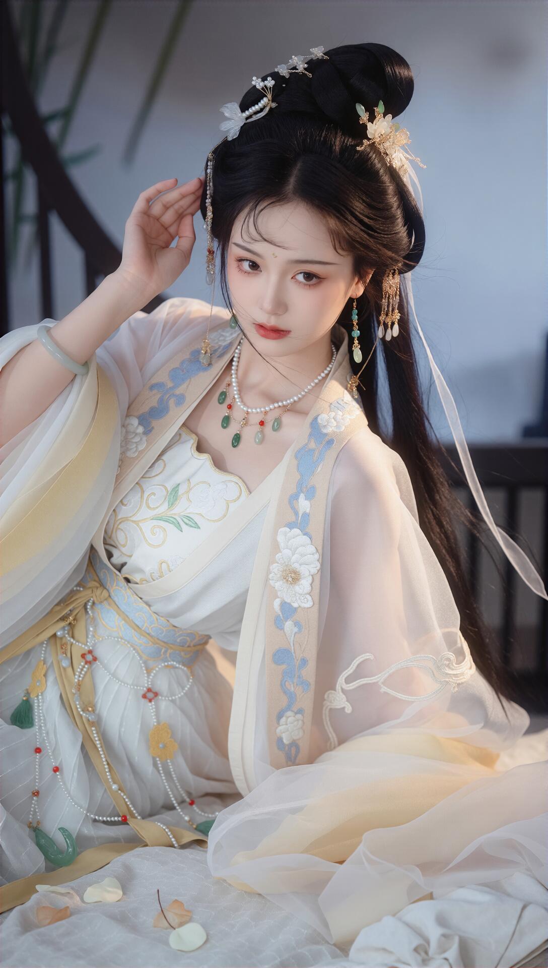 清纯美女人像摄影，阳光下的纯净笑容